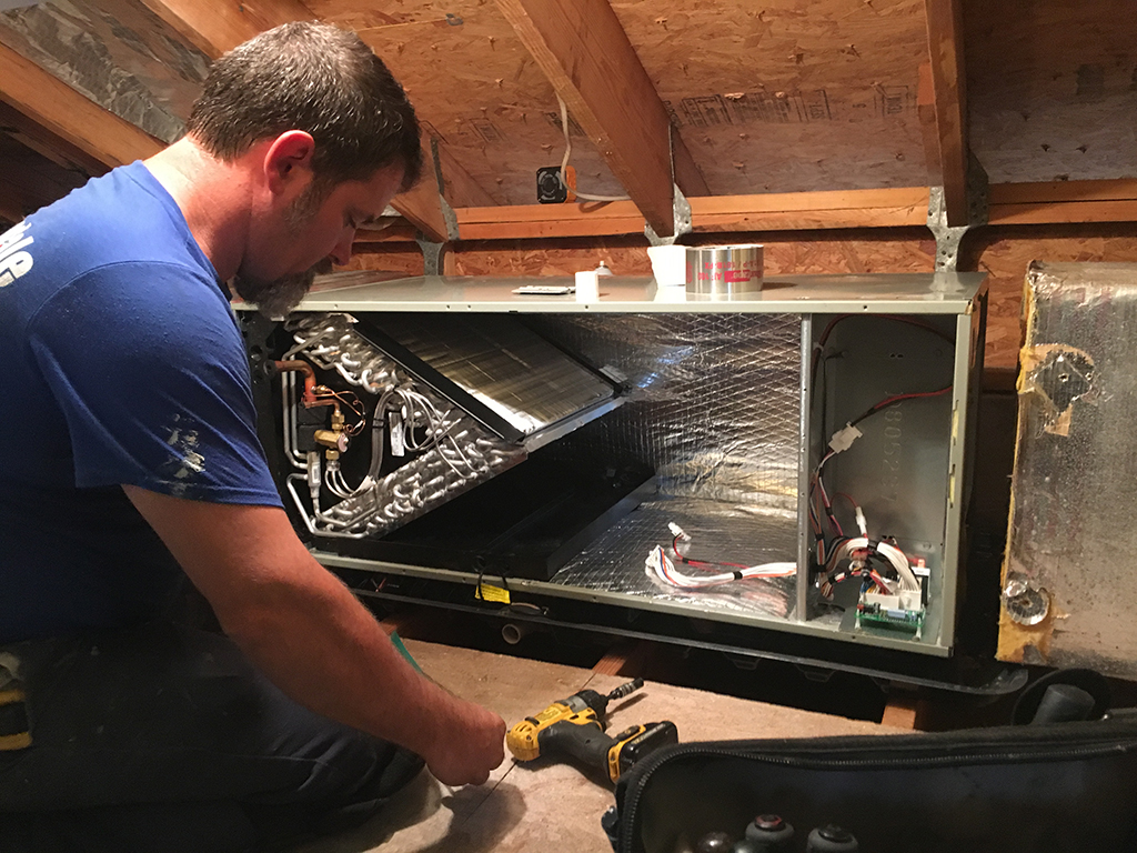 Air Handler Installation in Crawlspace Bloomingdale Air
