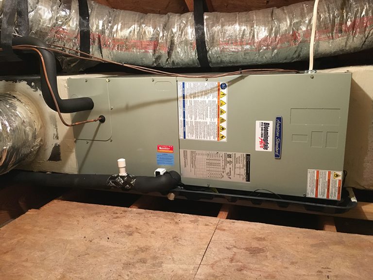 Completed Air Handler Install in Attic Bloomingdale Air