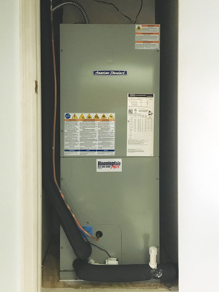 Traditional Air Handler Replaced in Riverview Florida Bloomingdale Air